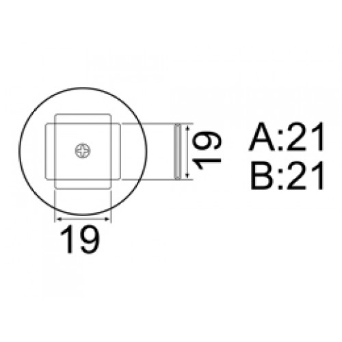HAKKO A1136B PLCC hot air nozzle, Size 20 x 20(52pin) HAKKO A1136B PLCC hot air nozzle, Size 20 x 20(52pin)