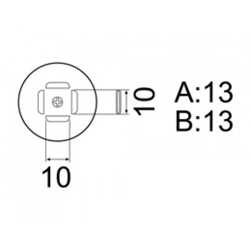 HAKKO A1140B PLCC hot air nozzle, Size 11.5 x 11.5(28pin)