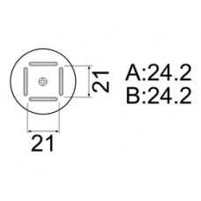 HAKKO A1182B BQFP hot air nozzle, Size 24 x 24