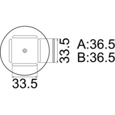 HAKKO A1189B PLCC hot air nozzle, Size 34 x 34(100pin)