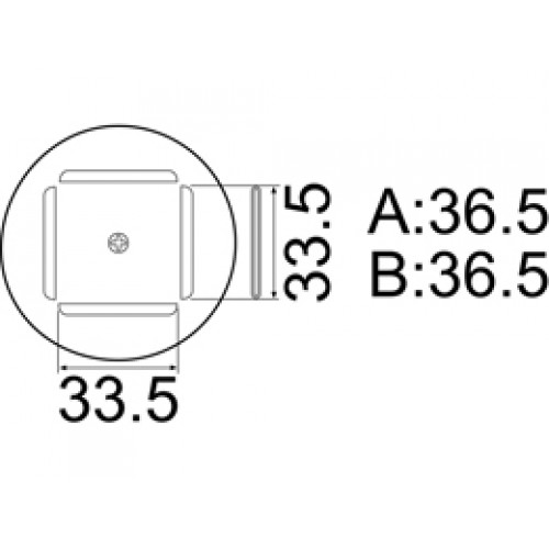 HAKKO A1189B PLCC hot air nozzle, Size 34 x 34(100pin) HAKKO A1189B PLCC hot air nozzle, Size 34 x 34(100pin)