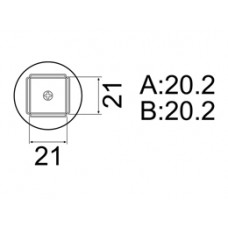 HAKKO A1261B QFP hot air nozzle, Size 20 x 20