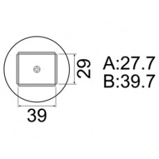 HAKKO A1263B QFP hot air nozzle, Size 28 x 40