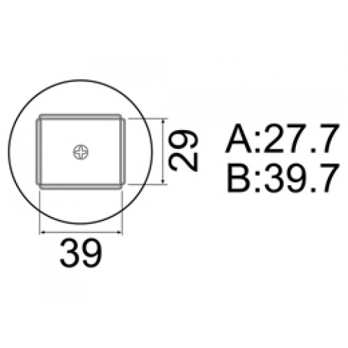 HAKKO A1263B QFP hot air nozzle, Size 28 x 40