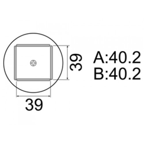 HAKKO A1264B QFP hot air nozzle, Size 40 x 40 HAKKO A1264B QFP hot air nozzle, Size 40 x 40