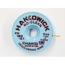 Hakko FR120-01 Desoldering Wick No Clean 0.9 mm x 1.5 m