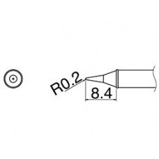 HAKKO T31-02I Shape-I Soldering Tip for FX-100 Temp. 400°C