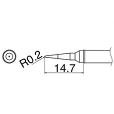 HAKKO T31-02IL Shape-IL Soldering Tip for FX-100 Temp. 400°C