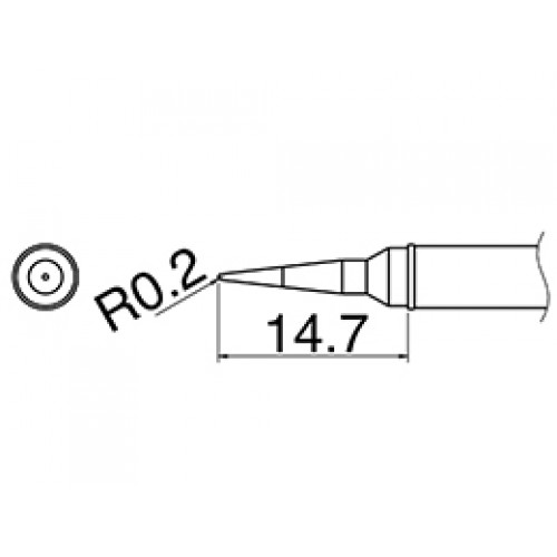 HAKKO T31-02IL Shape-IL Soldering Tip for FX-100 Temp. 400°C HAKKO T31-02IL Shape-IL Soldering Tip for FX-100 Temp. 400°C