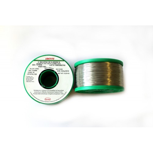 737635 Loctite 97SC 502 5C Lead Free Solder Wire 0.25mm 250gr
