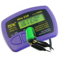 Peak Electronic Atlas ESR - Capacitance and Equivalent Series Resistance Meter (Model ESR60)