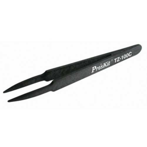 Pro'sKit TZ-100C ESD SafeTweezer, round tip Pro'sKit TZ-100C ESD SafeTweezer, round tip