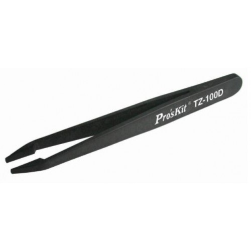 Pro'sKit TZ-100D ESD SafeTweezer, flat tip Pro'sKit TZ-100D ESD SafeTweezer, flat tip