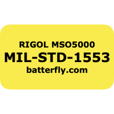 RIGOL MSO5000 Trigger and decode MIL-STD-1553