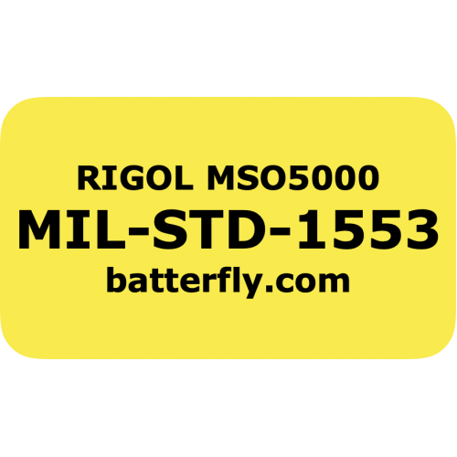 RIGOL MSO5000 Trigger and decode MIL-STD-1553