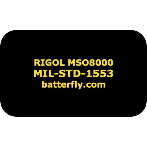 RIGOL MSO8000-AERO MIL-STD-1553 trigger and decode RIGOL MSO8000-AERO MIL-STD-1553 trigger and decode
