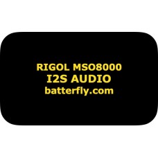 RIGOL MSO8000-AUDIO I2S trigger and decode