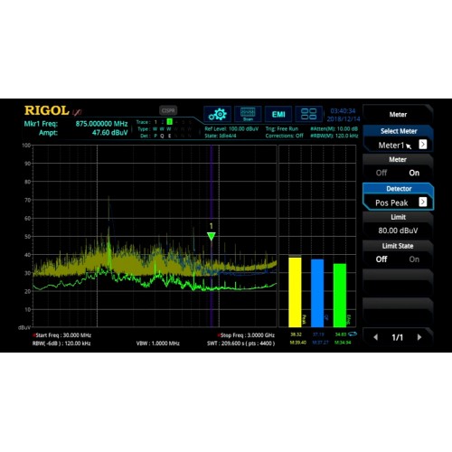 RIGOL RSA5000 EMI Measurement Application