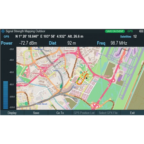 Rohde & Schwarz FPH-K16 Signal Strength Mapping Measurement Application Rohde & Schwarz FPH-K16 Signal Strength Mapping Measurement Application