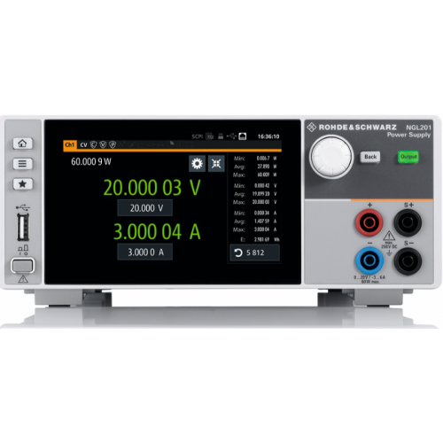 Rohde & Schwarz NGL201 Single-channel power supply 60W Rohde & Schwarz NGL201 Single-channel power supply 60W