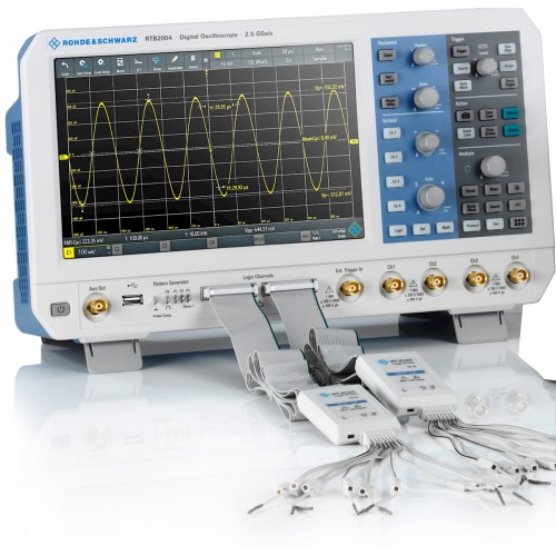 Rohde & Schwarz RTB2K-COM4 Oscilloscope 300MHz, 4+16 Channels, All Inclusive