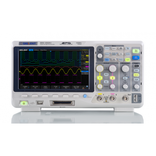 SIGLENT SDS1202X+ Super Phosphor Oscilloscopes 200MHz 2 channels + AWG SIGLENT SDS1202X+ Super Phosphor Oscilloscopes 200MHz 2 channels + AWG