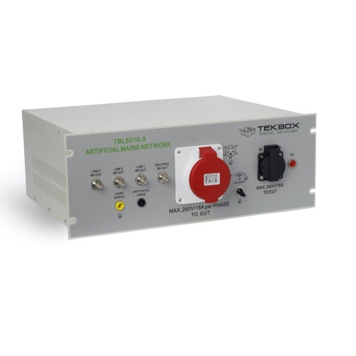 TekBox TBL5016-3-EU LISN Three-phase and Single-phase 450V/260V, 16A TekBox TBL5016-3-EU LISN Three-phase and Single-phase 450V/260V, 16A