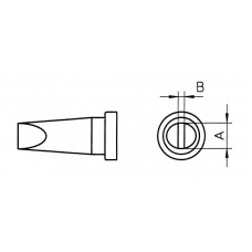 Weller LT C Soldering tips for WP 80, WSP 80, MPR 80, FE 75, TCP