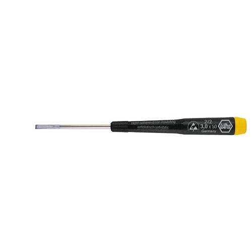 Wiha 07638 Precision Screwdriver ESD slotted 3.5mm x 60mm Wiha 07638 Precision Screwdriver ESD slotted 3.5mm x 60mm