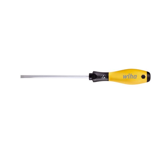 Wiha 08183 Screwdrivers ESD slotted from 6.5mm x 150mm Wiha 08183 Screwdrivers ESD slotted from 6.5mm x 150mm