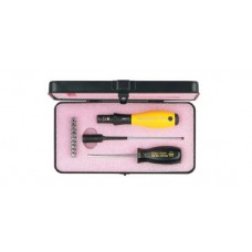 Wiha 27687 TorqueVario-S ESD Torque Screwdriver set, 13 pcs