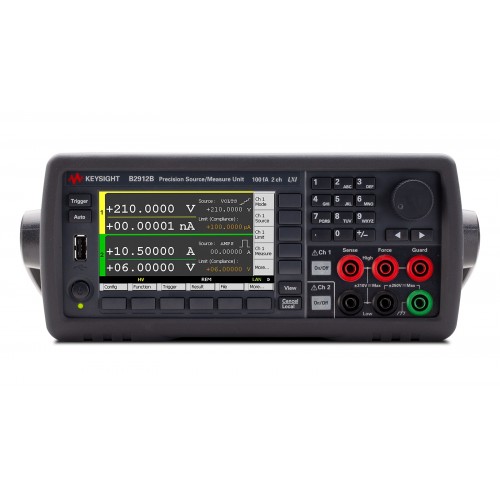 KEYSIGHT B2912B Precision Source/Measure Unit, 2 ch, 10 fA, 210 V, 3 A DC/10.5 A pulse KEYSIGHT B2912B Precision Source/Measure Unit, 2 ch, 10 fA, 210 V, 3 A DC/10.5 A pulse