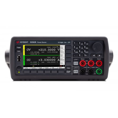 KEYSIGHT B2962B 6.5 Digit Low Noise Power Source, 32 W, 210 V, 3 A, 2 ch KEYSIGHT B2962B 6.5 Digit Low Noise Power Source, 32 W, 210 V, 3 A, 2 ch