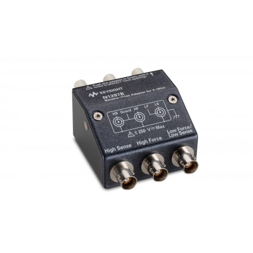 KEYSIGHT N1297B Banana - Triax adapter for 4-wire (Kelvin) connection KEYSIGHT N1297B Banana - Triax adapter for 4-wire (Kelvin) connection