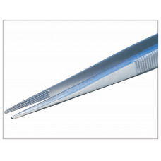 Piergiacomi 19 SA Tweezers with serrated tips and finger grooves