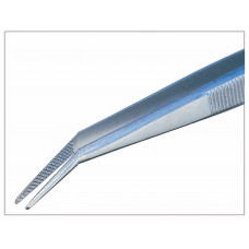 Piergiacomi 19P SA Tweezers with serrated tips and finger grooves (pack of 12)