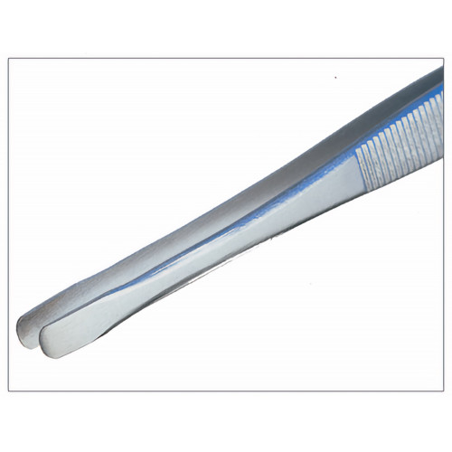 Piergiacomi 321 SA Wafer handling tweezers with wide rounded tips