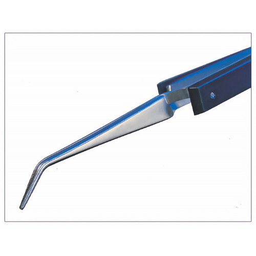 Piergiacomi 33A SA Reverse-action tweezers with curved tips Piergiacomi 33A SA Reverse-action tweezers with curved tips