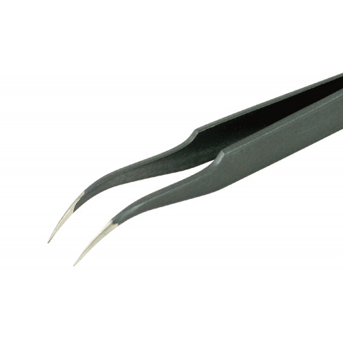 Piergiacomi 7 SA ESD Tweezers with very fine curved tips Piergiacomi 7 SA ESD Tweezers with very fine curved tips