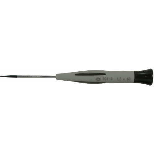 Piergiacomi PG1-0D Screwdriver 1.2x60mm, Blade Ø 2.5mm, ESD version Piergiacomi PG1-0D Screwdriver 1.2x60mm, Blade Ø 2.5mm, ESD version