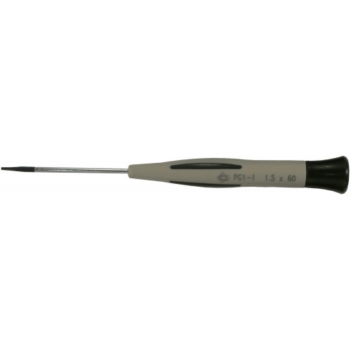 Piergiacomi PG1-1D Screwdriver 1.5x60mm, Blade Ø 2.5mm, ESD version Piergiacomi PG1-1D Screwdriver 1.5x60mm, Blade Ø 2.5mm, ESD version