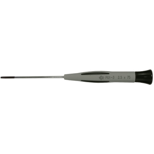 Piergiacomi PG1-3D Screwdriver 2.5x75mm, Blade Ø 2.5mm, ESD version