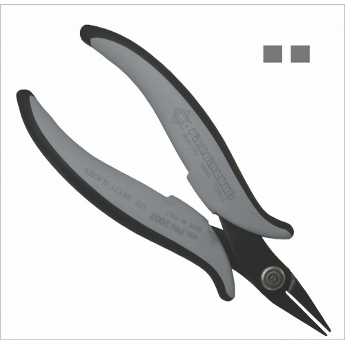 Piergiacomi PN 2002 D Short smooth needle-nose pliers, ESD version Piergiacomi PN 2002 D Short smooth needle-nose pliers, ESD version