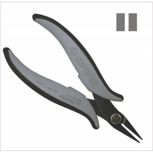 Piergiacomi PN 2004 D Short smooth flat-nose pliers, ESD version