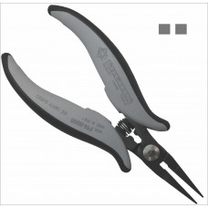 Piergiacomi PN 5006 D Long smooth needle-nose pliers, thickness 5 mm, ESD version