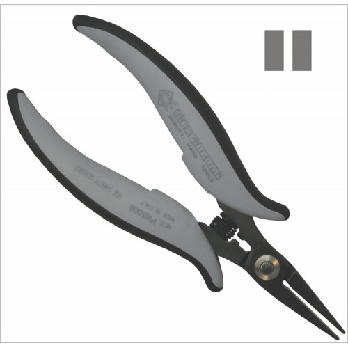 Piergiacomi PN 5008 D Long smooth chain-nose pliers, thickness 5 mm, ESD version Piergiacomi PN 5008 D Long smooth chain-nose pliers, thickness 5 mm, ESD version