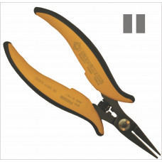 Piergiacomi PN 5008 Long smooth chain-nose pliers, thickness 5 mm