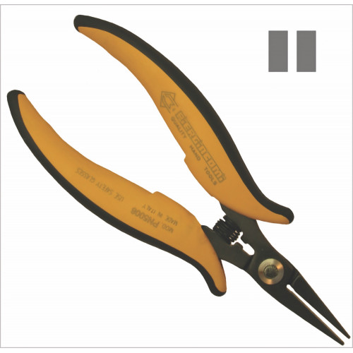 Piergiacomi PN 5008 Long smooth chain-nose pliers, thickness 5 mm Piergiacomi PN 5008 Long smooth chain-nose pliers, thickness 5 mm