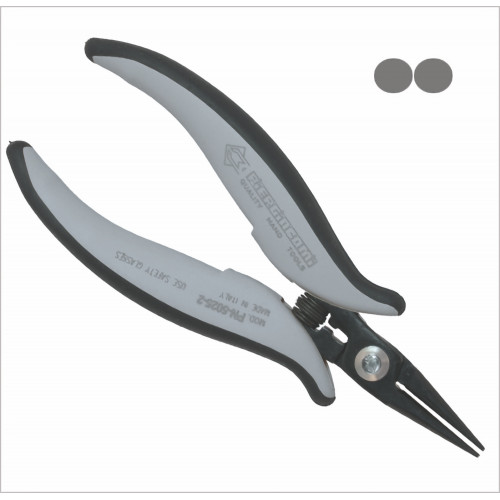 Piergiacomi PN 5025-2 D Long smooth round-nose pliers Ø 1, ESD version