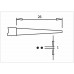 Piergiacomi PN 5025-2 Pinza becchi lunghi lisci e tondi Ø 1 Piergiacomi PN 5025-2 Pinza becchi lunghi lisci e tondi Ø 1